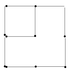 Degtukai - du kvadratai - atsakymas
