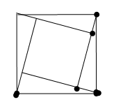 Degtukai - du kvadratai ir keturi trikampiai - atsakymas