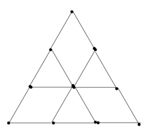 Degtukai - iš trylikos trikampių septyni trikampiai - atsakymas